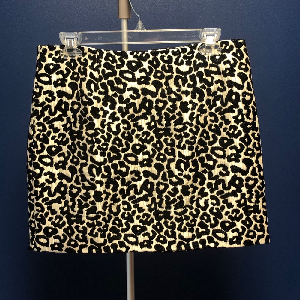 Kendall & Kylie animal print skirt